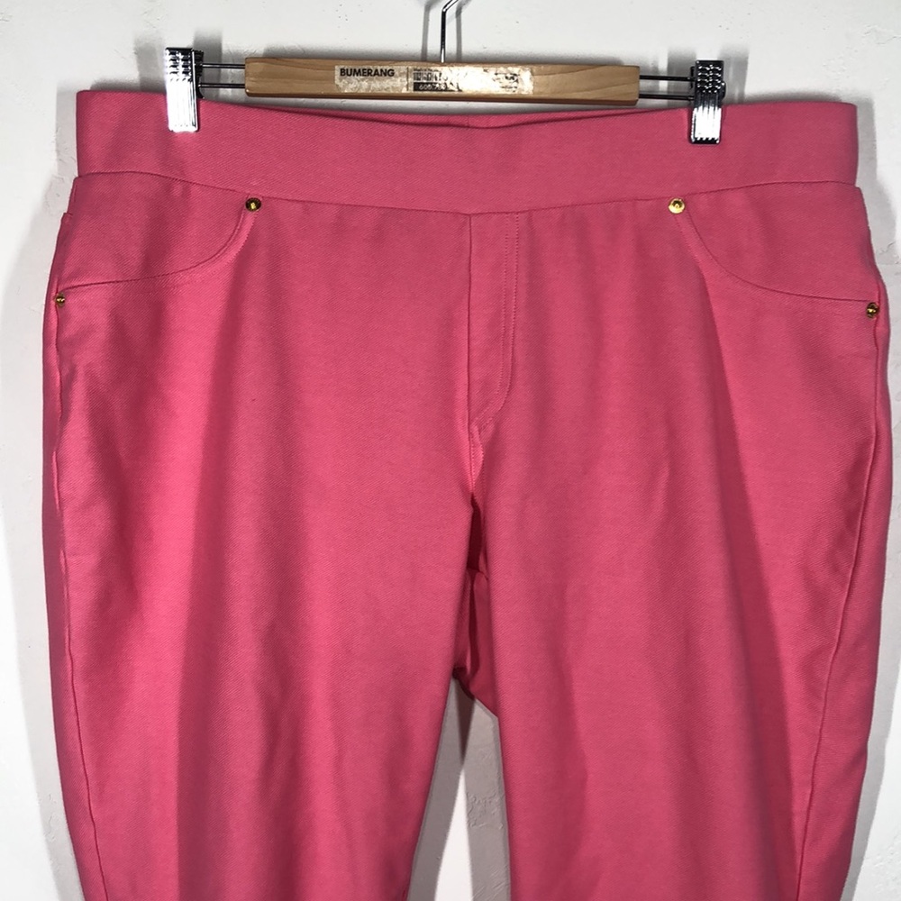 MICHAEL Michael Kors Vibrant Pink Cropped Pants - Picture 2 of 10
